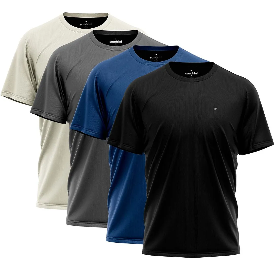 Kit 4 Camisetas Dry Fit Sandrini